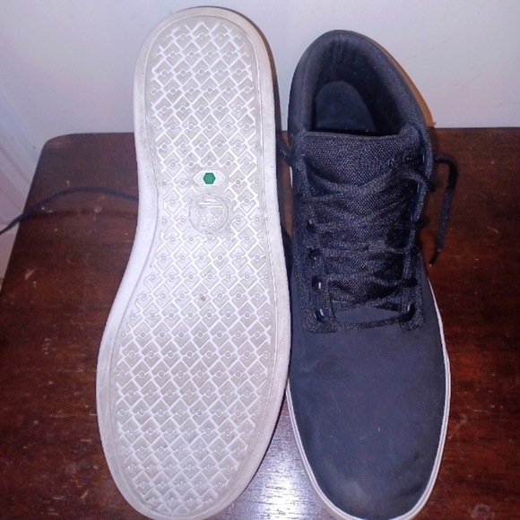 TIMBERLAND Black Leather / Fabric Chukka Boots, 13 - Picture 2 of 4